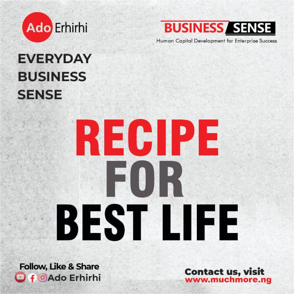 RECIPE FOR BEST LIFE